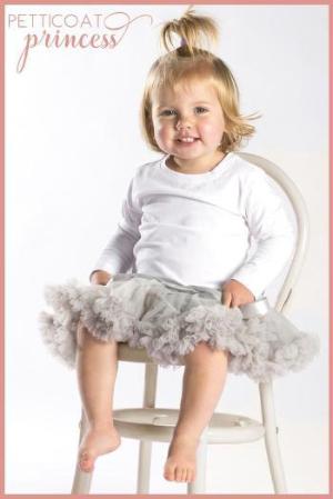 Argente silver grey petticoat tutu for photo shoot