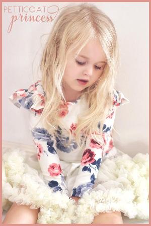 cream petticoat tutu skirt cake smash outfit