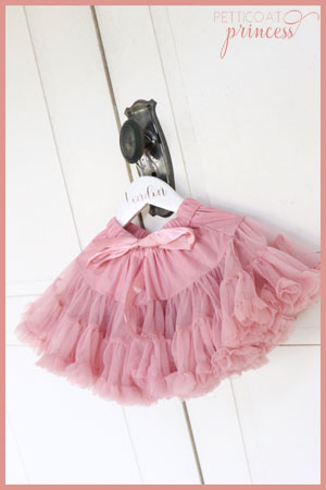 Vintage Rose Petticoat Tutu