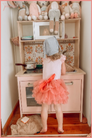 Rose pink soft ruffle tutu bloomers for cake smash photos