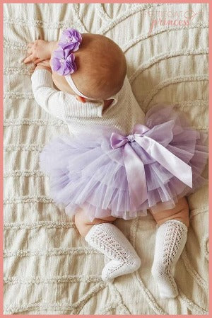 lilac tutu bloomers and headband