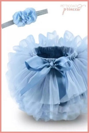Cornflower blue tutu bloomers