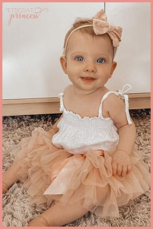 Peach tutu bloomers