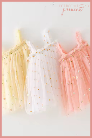 Yellow Daisy Tulle dress