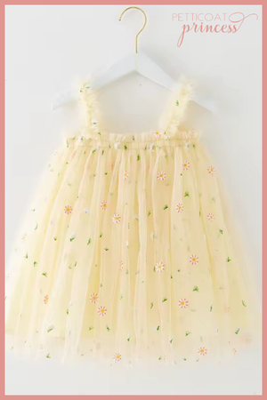 Yellow Daisy Tulle dress