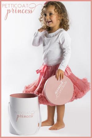 rose pink petticoat tutu skirt with gift box pink party outfit