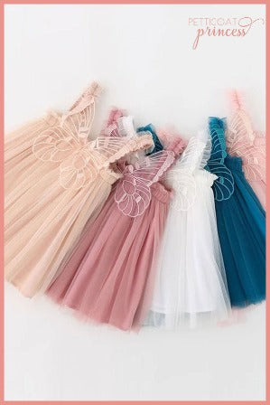 selection of tulle butterfly dresses